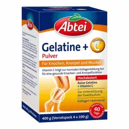 ABTEI Gelatine Plus Vitamin C-pulver, 400 g