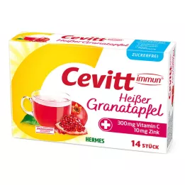 CEVITT immun varmt granatæble sukkerfri granulat, 14 stk