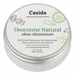 DEO CREME uden naturaluminium, 50 ml