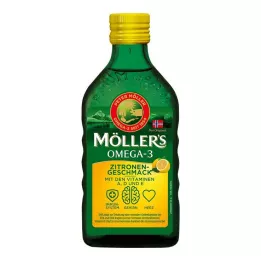 MÖLLERS Omega-3 citronsmagsolie, 250 ml