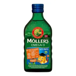 Möller`s Omega-3 Kids frugtsmagsolie, 250 ml