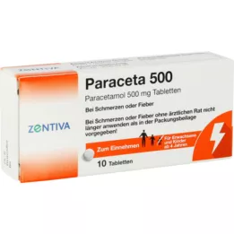 PARACETA 500 tabletter, 10 stk