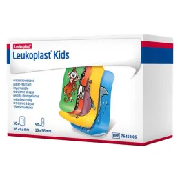 Leukoplast børnestrimler 38x63mm / 19x56mm 50 stykker hver, 100 stykker hver
