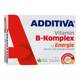 ADDITIVA Vitamin B-kompleks filmovertrukne tabletter, 60 stk