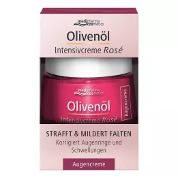 OLIVENÖL INTENSIVCREME Rose øjencreme, 15 ml