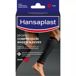HANSAPLAST Sport kompression læg ærmer str. M, 2 stk