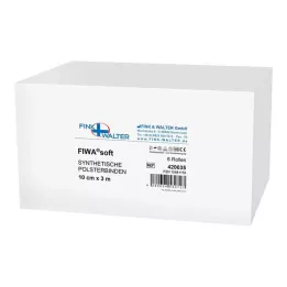 POLSTERBINDE syntetisk 10 cmx3 m usteril, 6 stk