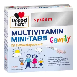 DOPPELHERZ Multivitamin Mini-Tabs familie system, 20 stk