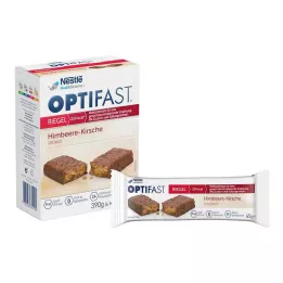 OPTIFAST Hindbær-kirsebærbar, 6X65 g
