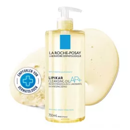 ROCHE-POSAY Lipikar bruse- og badeolie AP+, 750 ml
