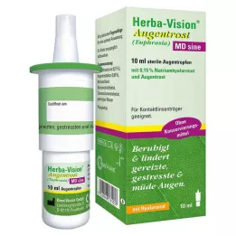 HERBA-VISION Øjentrøst MD sinus øjendråber, 10 ml