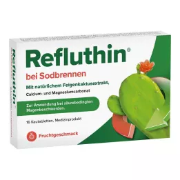 REFLUTHIN til halsbrand tyggetabletter frugt, 16 stk