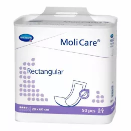 MOLICARE rektangulær 4 dråber 20x60 cm, 50 stk