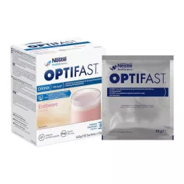 OPTIFAST Drik Jordbærpulver, 8X55 g