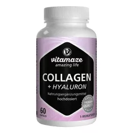 COLLAGEN 300 mg+Hyaluron 100 mg højdosis kapsler, 60 stk
