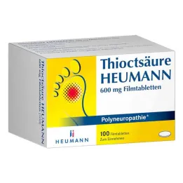 Thioctic acid Heumann 600 mg filmovertrukne tabletter (100 stk.)