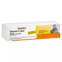 VITAMIN C PLUS Zink-ratiopharm brusetabletter, 20 stk