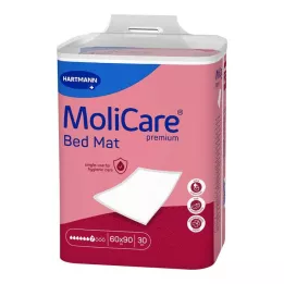 MOLICARE Premium Sengemåtte 7 dråber 60x90 cm, 30 stk
