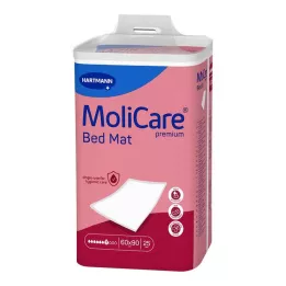 MOLICARE Premium Sengemåtte 7 Dråber 60x90 cm, 25 stk