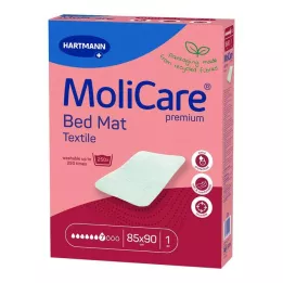 MOLICARE Premium Sengemåtte Tekstil 7 dråber 85x90cm, 1 stk