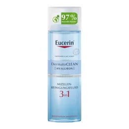 EUCERIN DermatoCLEAN Hyal.Miz.Rensningsvæske 3i1, 200 ml