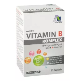 VITAMIN B KOMPLEX kapsler, 120 stk