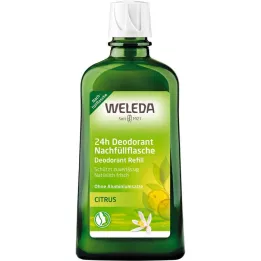 WELEDA Citrus 24h deodorant refill flaske, 200 ml
