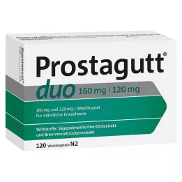PROSTAGUTT duo 160 mg/120 mg bløde kapsler 120 stk., 120 stk