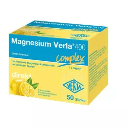 MAGNESIUM VERLA 400 direkte granulat, 50 stk