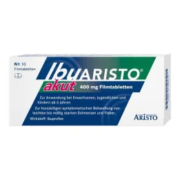IbuARISTO akut 400 mg ibuprofen filmovertrukne tabletter, 10 stk