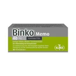BINKO Memo 40 mg filmovertrukne tabletter, 30 stk