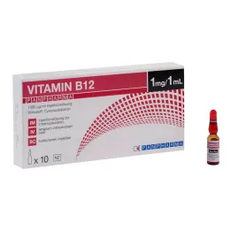Vitamin B12 Panpharma 1000 µg/ml injektionsvæske, 10X1 ml
