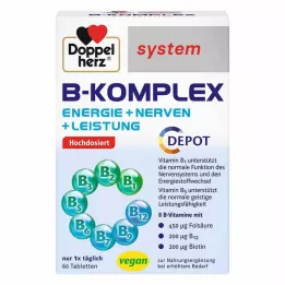 DOPPELHERZ B-kompleks system tabletter, 60 stk