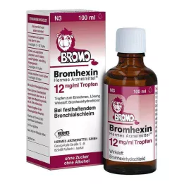 BROMHEXIN Hermes Arzneimittel 12 mg/ml dråber, 100 ml