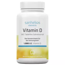 SANHELIOS D-vitamin 1.000 IE tabletter, 365 stk
