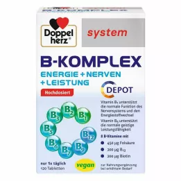 DOPPELHERZ B-kompleks system tabletter, 120 stk