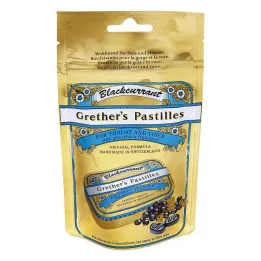 Grethers Solbær Guld Sukkerholdig Pastille Bag Refill (100g)