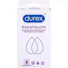 DUREX ekstra fugtige kondomer, 8 stk