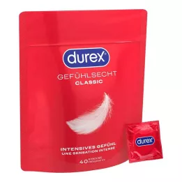 DUREX Feeling Ægte Ultratynde Kondomer, 40 stk