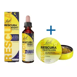 BACHBLÜTEN Original Rescura Night Drops alkoholfri, 20 ml