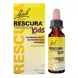 BACHBLÜTEN Original Rescura Kids Tro, alkoholfri, 10 ml