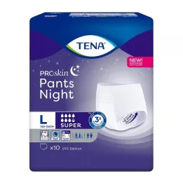 TENA PANTS night super L engangsbukser, 10 stk