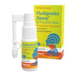 FLURBIPROFEN Dexcel 8,75 mg/dosis spray mundhule, 15 ml