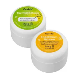 Angelica balm &amp; Timian balm med myrte børnesæt, 40 g