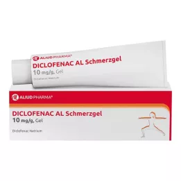 DICLOFENAC AL Smertegel 10 mg/g, 50 g