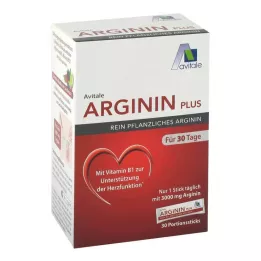 ARGININ PLUS Vitamin B1+B6+B12+Folsyrestave, 30X5,9 g