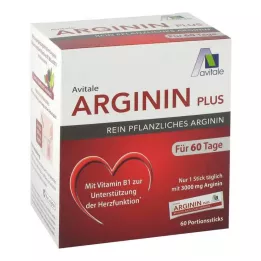 ARGININ PLUS Vitamin B1+B6+B12+Folsyrestave, 60X5,9 g