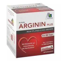ARGININ PLUS Vitamin B1+B6+B12+Folsyrestave, 90X5,9 g