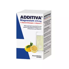 ADDITIVA Magnesium 375 mg+Vitamin B-kompleks+Vit.C, 20X6 g