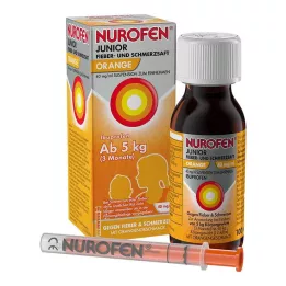 NUROFEN Junior feber og smerte sirup Oran.40 mg/ml, 100 ml